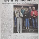 Read more about the article Siegerehrung örtliches Pokalschießen